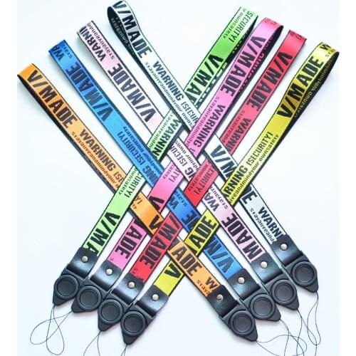 New english Braid nylon Mobile Phone Straps neck rope two-in-one phone lanyard brand color lanyard sling for Camera GoPro USB