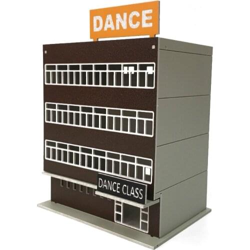 1/150 1/160 1/144 Scale Plastic General Building Model Sand Table Scenes Assembly Cabin Dance Class For Architecture Diarama