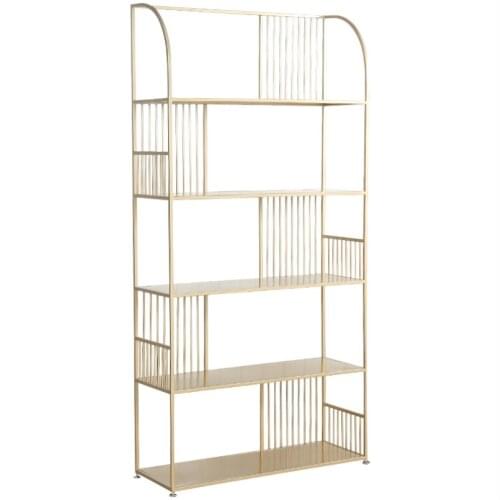 Nordic iron simple bookshelf shelf landing simple office display shelf living room creative multifunctional bookcase