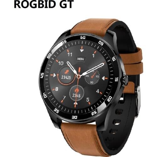 New Rogbid GT Smart Watch Men Women Full Touch IP7 Smartwatch Lady Health Tracker Heart Rate Monitor Smart Clock For Android IOS
