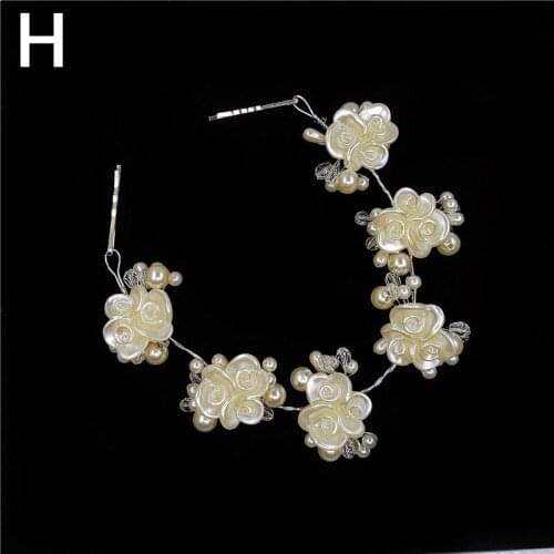 Wedding Jewelry Bride Headdress Crystal Silver Color Gold Color Headband Handmade Headpeice Rhinestone Tiara Garland