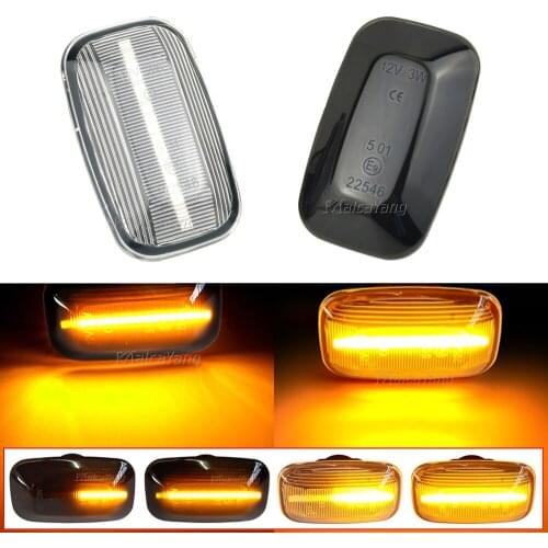LED Dynamic Turn Signal Light Side Marker Indicator Repeater Lamp For Toyota Land Cruiser J70 J80 J100 Series LC70 LC80 LC100