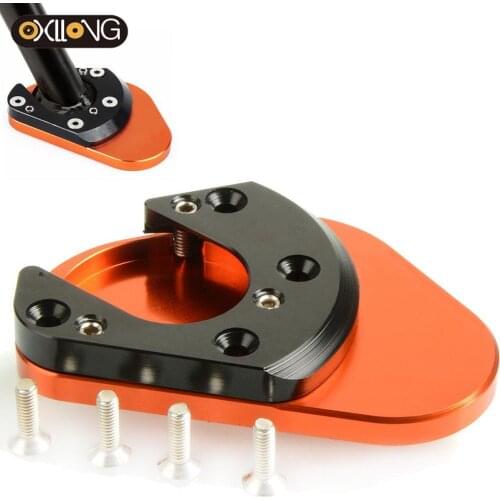 Kickstand Side Stand Extension Pad Plate For SMCR Supermoto Adventure 990 690 1190 Adventure 950 Super Enduro RC125/RC200/RC390