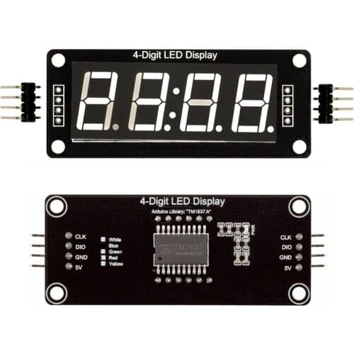 0.56''Inch TM1637 4Bit Digital LED 7Segment Clock Tube Display For Arduino