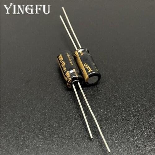 10pcs/50pcs 100uF 10V NICHICON Audio 5x11mm 10V100uF HiFi Audio Capacitor