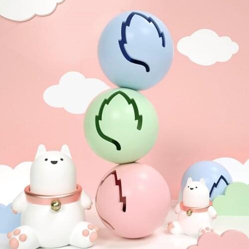 3Pcs/Set Cat Flash Light Ball Catnip Bell Ball Interactive Kitten Exercise Toys