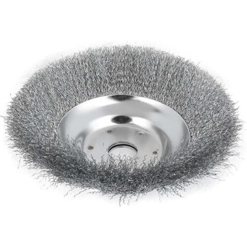 8in Wire Trimmer Head Derusting Weeding Wheel Steel Garden Weed Grass Lawn Mower Machine Tool Garden Tools Parts