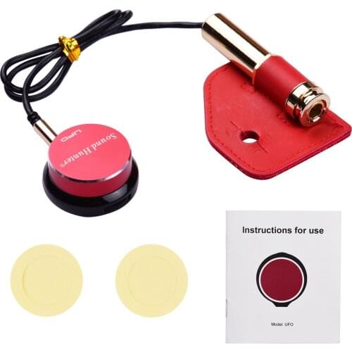 Sound Hunter Guitar Transducer Pickup Piezo Pickup Accessory Replacement fAcoustic Guitar Ukulele Violin Viola Erhu
