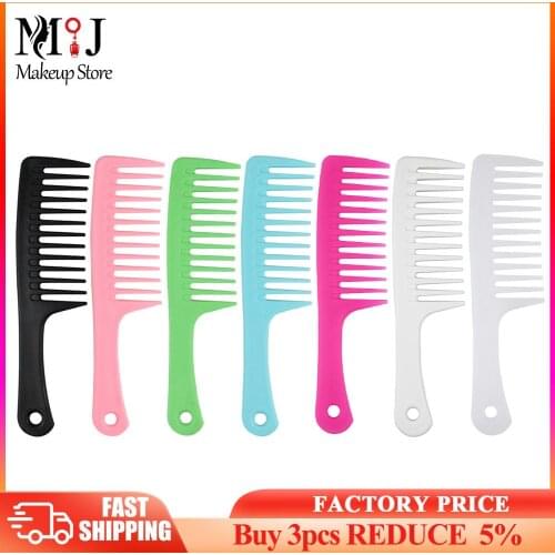 Large Wide Tooth Comb Anti-static Curly Hair Comb Detangling Reduce Hair Loss Comb Net Red Special Long Hair Comb