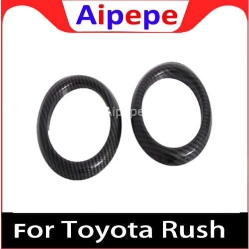 For Toyota Rush 2018 2019 2020 AC Air Condition Vent Outlet Ring Decoration Protector Cover Trim Accessories