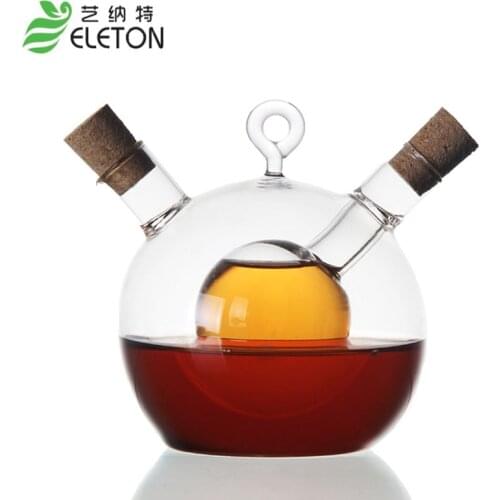 ELETON High temperature glass caster oil spray Oil vinegar bottle of soy sauce vinegar oil bottle kitchen supplies Cooking