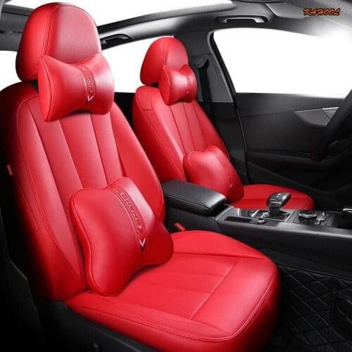KAHOOL Custom Leather car seat covers For BMW 1 Series E81 E82 E87 E88 F20 F21 F52 F40 2 Series F22 F23 F44 F45 F46 seat cars