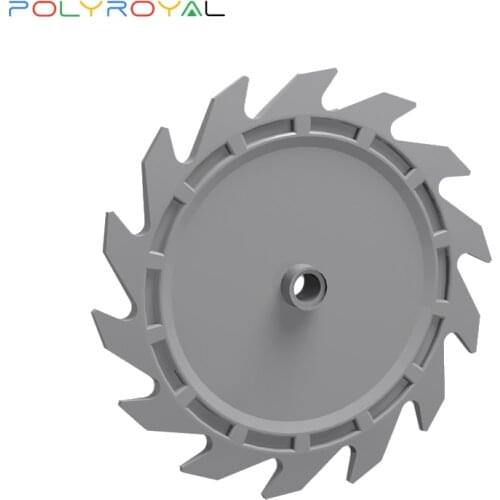 POLYROYAL Building Blocks Technology parts 9x9 72mm flywheel saw blade moc 1 PCS Educational toy for children 61403