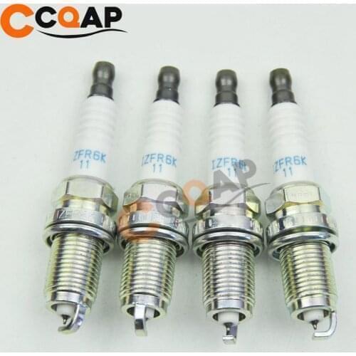 New 4-6pcs/lot IZFR6K11 IZFR6K-11 9807B-5617W IRIDIUM Spark Plug For Acura CSX MDX RL RSX TL TSX HONDA ACCORD CIVIC CR-V ELEMENT