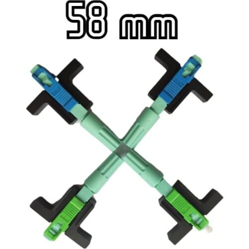 100PCS/Lot FTTH 58mm SC APC Single-Mode Fiber Optic Quick Connector FTTH SM Optic Fast Connector