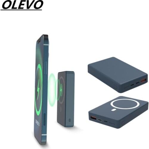 5000mAh Power Bank Magnetic 5W Fast Charging Wireless Charger For MagSafe iPhone 12 Mini Pro Xiaomi Huawei Portable Powerbank