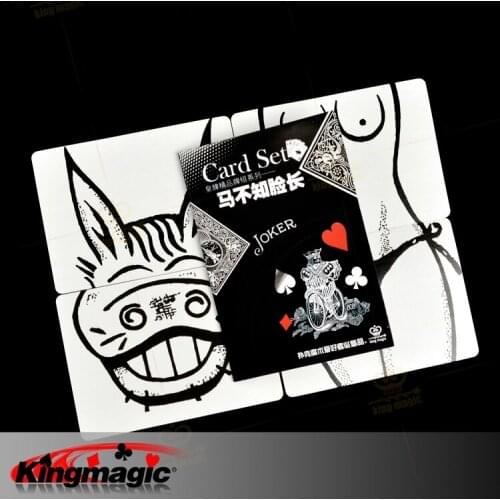 Holiday Sales Beauty and Horse classic cards group card sets card magic magic tricks 20pcs each lot