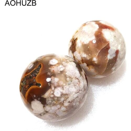 Natural Crystals Quartz High Quality Cherry Agate Sphere Energy Stone Reiki Healing Ball Room Home Aquarium Decoration Gemstone
