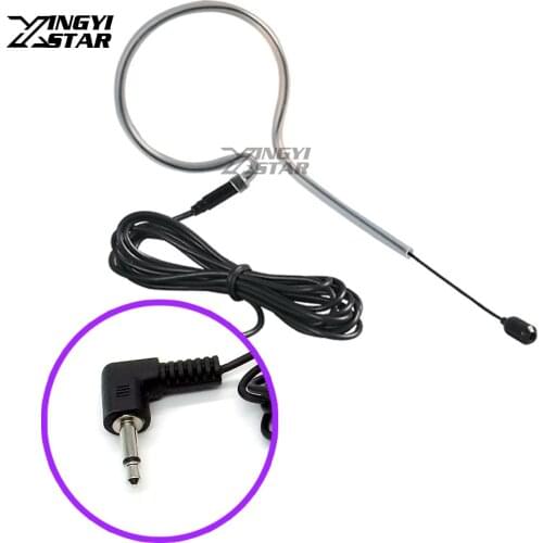 3.5mm Plug Connector Headworn Single Earhook Mike Headband Mic Headset Microphone For Computer Teaching Speech Laptop Tour Guide