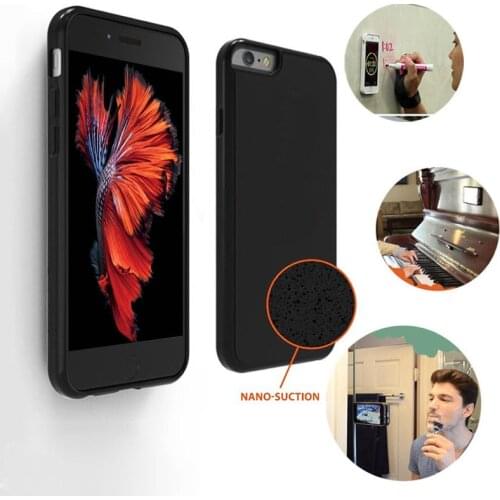 Luxury Nano Suction Adsorbed Case Cover for iPhone 12 Pro Max Case iPhone 11 Pro Max XS XR 7 8 Anti Gravity Hybrid Magical Case