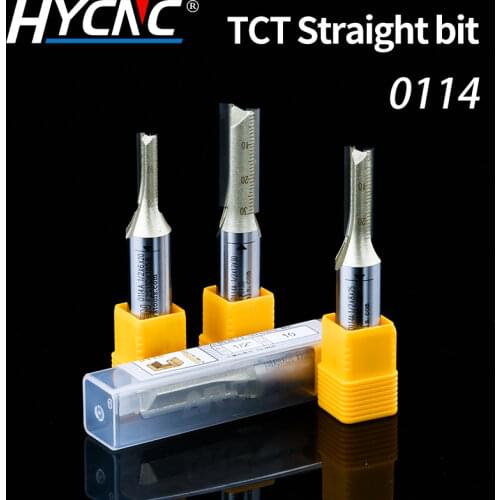 Arden 0114A 1/2 double-edged straight bit woodworking tools metric cutting engraving machine milling cutter