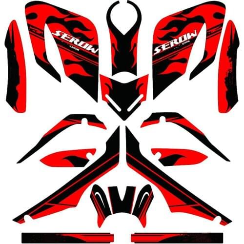 SEROW250 3M graphics stickers decals For Yamaha SEROW 250 2005 06 07 2008 2009 2010 2011 2012 2013 2014 2015 2016 2017 225 SEROW
