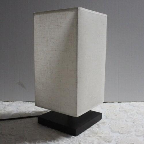 Modern Wood Table lamp Cloth lampshade Fashion Table Lights for living room Vintage Wooden Bedside Lamp Desk Lamp luminaire