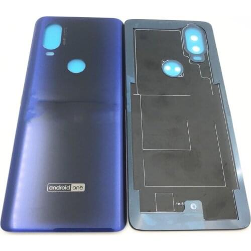 Glass Battery Door Back Cover Housing Case For Motorola One Vision P50 XT1970 Battery Cover For Moto One Vision Battery Cover