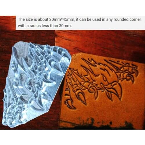 Harley-style - 3D eagle mold Hand-work design leather tools carving punches stamp craft leather with leather carving tools