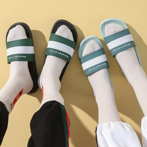 Couple Indoor Womens Home Slippers Non-Slip Bath Bathroom Trendy Thick-Soled Mens Plastic Home Slippers house slippers
