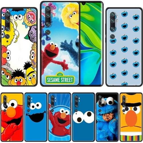 Sesame Street Case For Xiaomi Mi Poco X3 NFC 10T Pro Note 10 Lite 9T 10S M3 11 CC9 CC9e A2 Shockproof Phone Cover Funda Shell