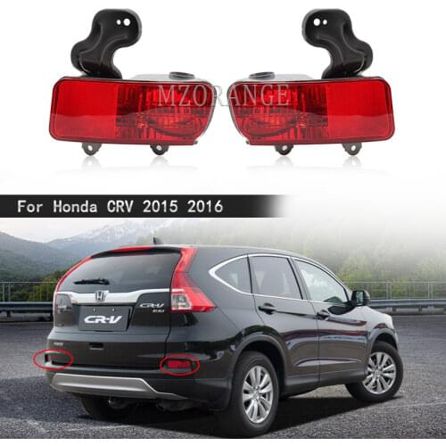 MZORANGE High Quality Red Car Rear Tail Bumper Reflector Lights For Honda CRV 2015 2016 Rear Brake Light Fog Lamp Car Styling