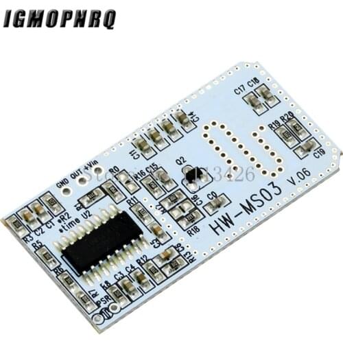 High Performance Motion Sensor Module Radar Motion Sensor HW-MS03 2.4GHz to 5.8GHz Microwave Radar Sensor Module for Arduino