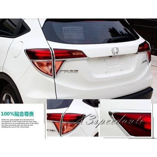 For Honda Vezel HR-V 2014-2018 Rear Tail Light Cover Trim 4pcs Free Shipping