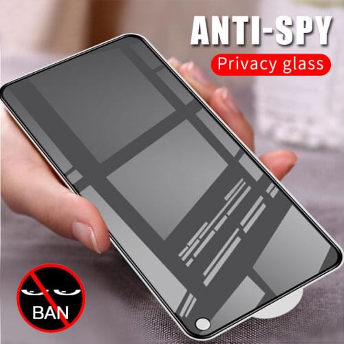 Privacy Anti Spy Peep Tempered Glass For Samsung Galaxy A10 A20 A30 A50 A70 A80 A90 M20 S10e S10 Note 10 lite Screen Protector