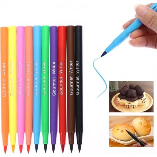 1PC Edible Pigment Pen Brush Food Coloring Pen For Drawing Biscuits Fondant Cake Decorating Tools Cake DIY Draw Tool