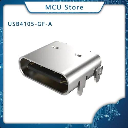 1PCS USB4105-GF-A USB4105 USB Type C Receptacle for USB2.0 ,SMT Type, PCB Top Mount CONN RCP USB2.0 TYP C 24P SMD RA Connector