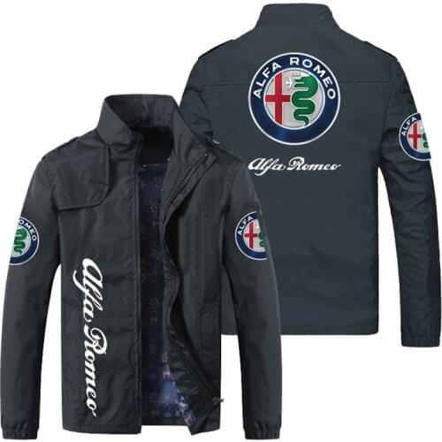 2021 thin mens casual fashion slim coat boutique stand-up collar zipper jacket brand LOGO motorcycle motorcycle jacket