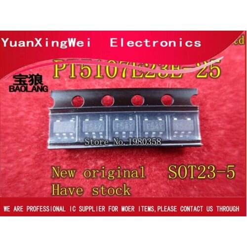 5PCS Freight free PT5107E23E-25 PT5107E23E F54 SOT23-5