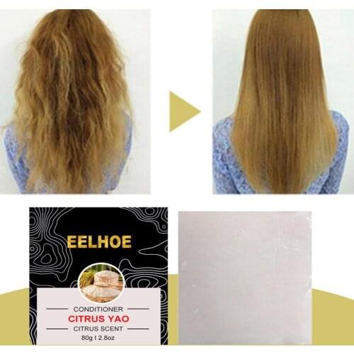 80g Conditioner Bars Hair Smoothness Moisturize Hair Care Rice Water Natural Deep Conditioning Solid Shampoo Bar Home