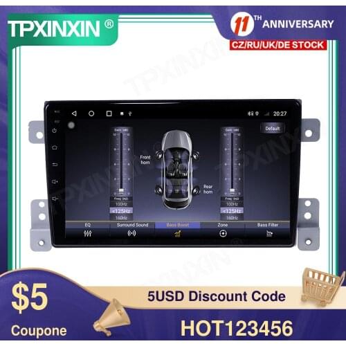 For Suzuki Grand Vitara 3 2005-2015 4G+128GB Android 10.0 Car Multimedia Player GPS Navigation Head Unit Auto Radio Audio Stereo