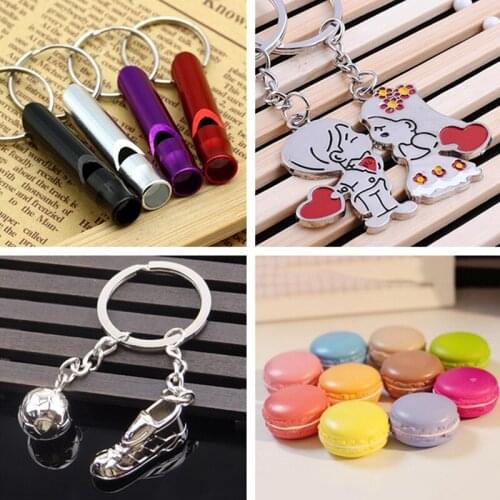 Macarons Keychain Keyring Charm Women Handbag Bag Key Chain Ring Holder Gift