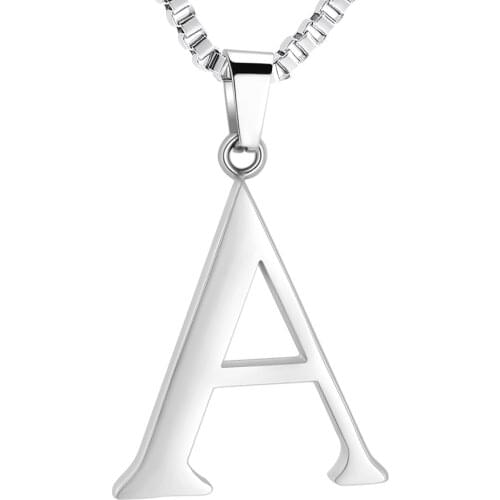 Letter Cremation Jewelry for Ashes Urn Pendant Necklace for Ashes Keepsake Memorial Ashes Urn Jewelry for Pet/Human