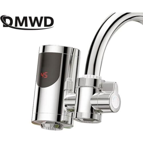 DMWD Household Electric Instant Heating Faucet Water Heater Quickly Heating Hot Cold Dual-use LED display For Kitchen Bathroom