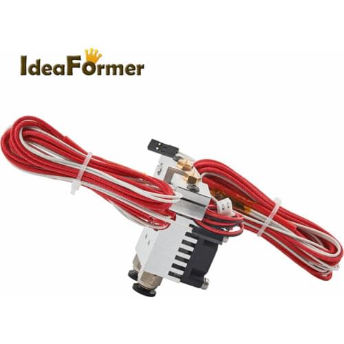 Chimera V6 Extruder Dual Head Remote Bowden Hot End 2 In 2 Out Multi-extrusion With fan for 3D Printer Parts 1.75/3.0mm filament