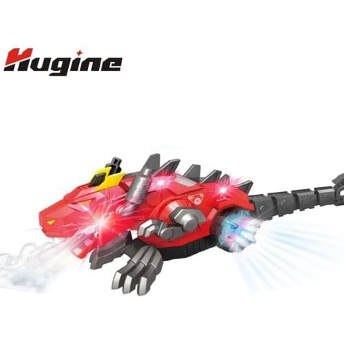 Electric Spray Dinosaur Children Intelligent Smart Fog Dinosaur Robot Pet With Music Light Dancing Kids Toy Gift