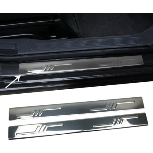 Citroen C1 Chrome Door Sill 2 Piece Stainless Steel (2005-)