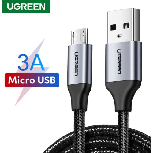 Ugreen QC3.0 Micro USB Cable 3A Fast Charging for Redmi Note 5 Pro Samsung S7 USB Micro Cable Data Wire For Samsung HTC Charger