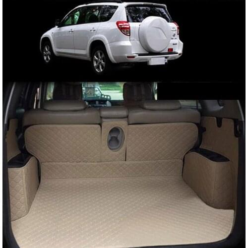 Fiber leather car trunk mat for toyota rav4 2005 2006 2007 2008 2009 2010 2011 2012 xa30 car accessories