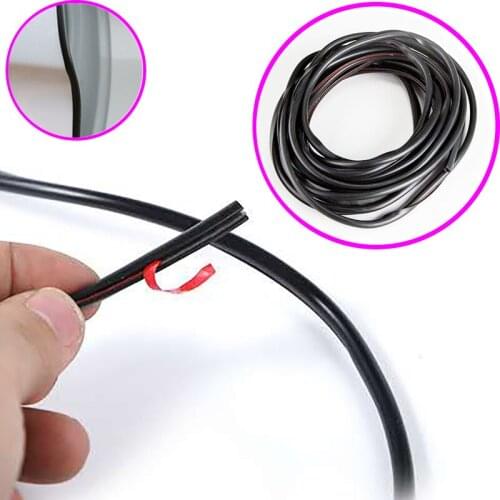 5 m Anti-Collision Lane Protection Door Ribbons Rubber Edge Gates Locks Side Protector Sticker for Acura RLX CL EL CSX ILX MDX